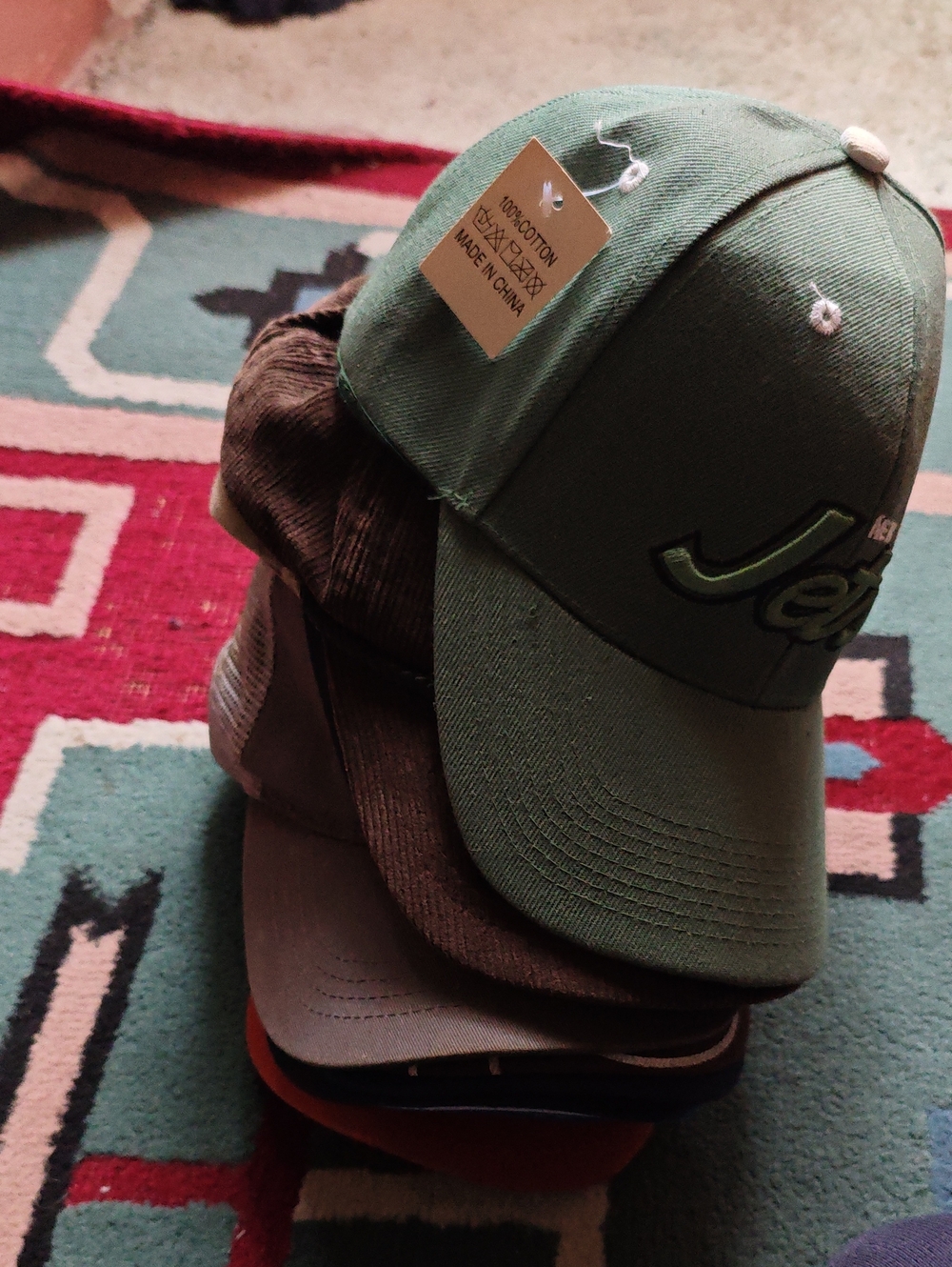 Blue Pinstripe NY Embroidered Baseball Cap